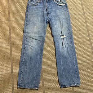 Levi's 501 worn in all the right places